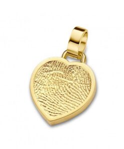 Bliss heart - fingerprint-pendants