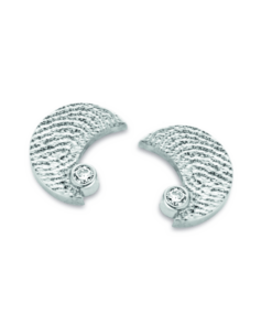 Moon - Fingerprint Earrings