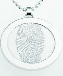Coin - fingerprint-jewellery