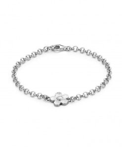 Bliss Flower Bracelet Silver - bracelets