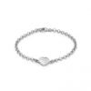 Bliss Flower Bracelet Silver - 