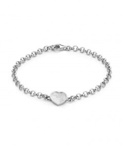 Bliss Heart Bracelet Silver - bracelets