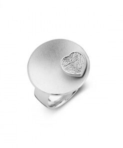 Sphere 3 Heart Silver 25mm - fingerprint-jewellery
