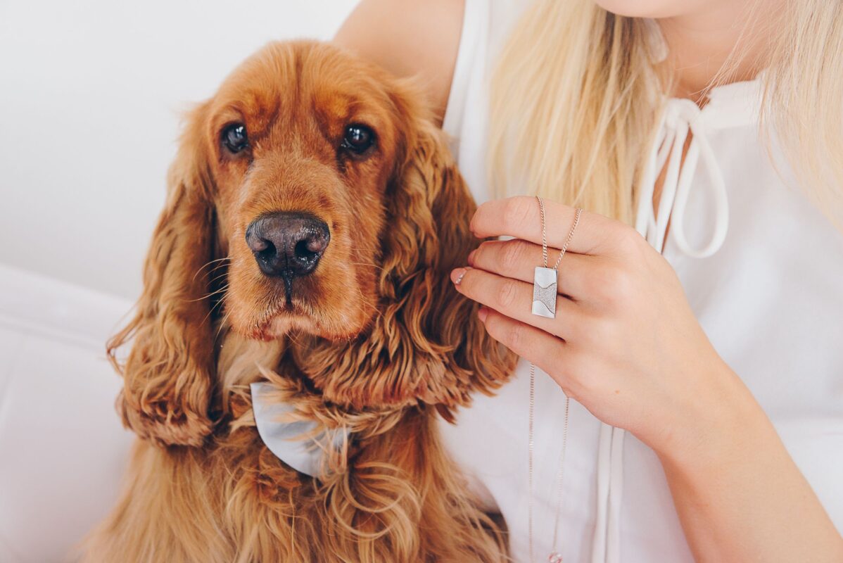 Paw print memorial jewellery, a wonderful token of a great friendship